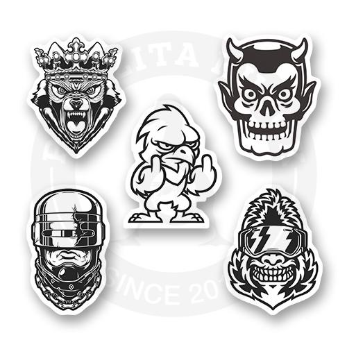 Стикерпак "ЧБ"