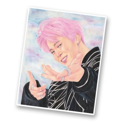 Стикер "Чимин из BTS"