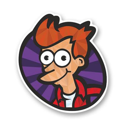 Стикер "Фрай" / "Футурама" / "Futurama"