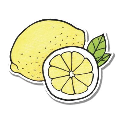 Стикер &laquo;лимон&raquo;