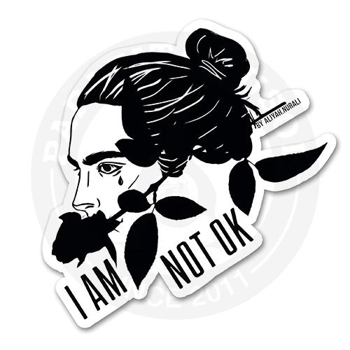 Sticker I Am Not Ok
