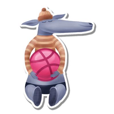 Стикер в мечтах о будущем