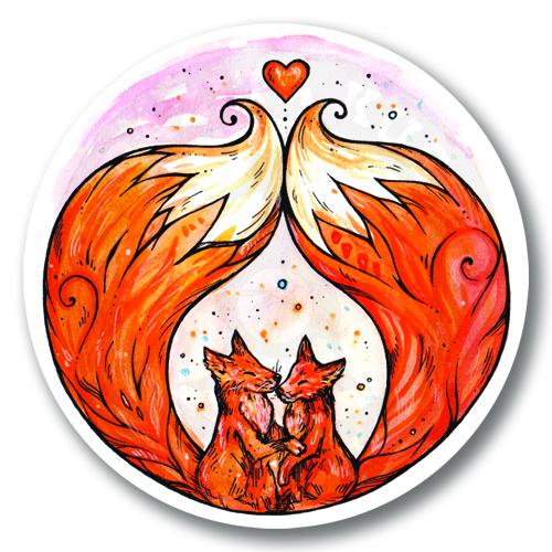 Стикер Лисы