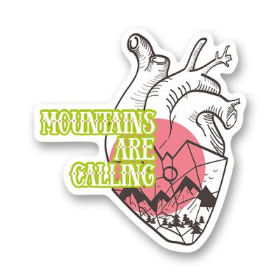 Стикер "Mountains are calling"