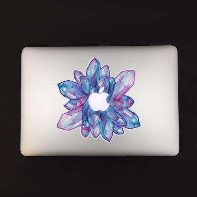 Наклейка на MacBook &laquo;Фиолетовые кристаллы&raquo;