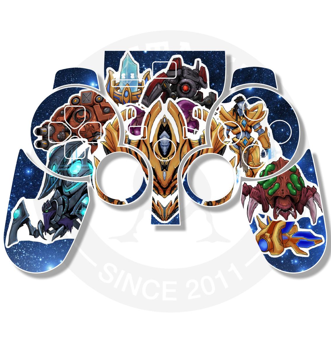 Купить наклейки на джойстик Наклейка на джойстик PS3 "StarCraft ...