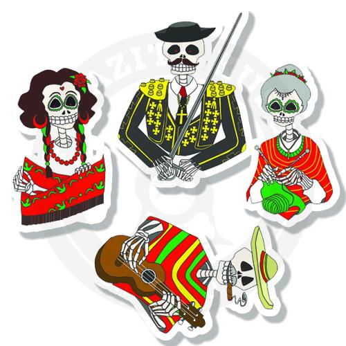 Стикерпак D&iacute;a de muertos