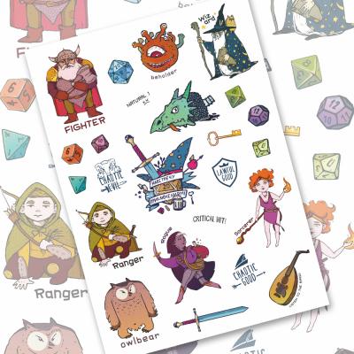 Стикерпейдж "Dungeons & Dragons"