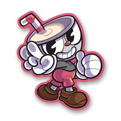 Стикер "Персонаж из игры "Cuphead""