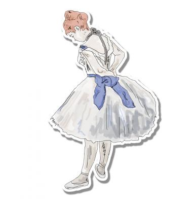 Стикер Балерина