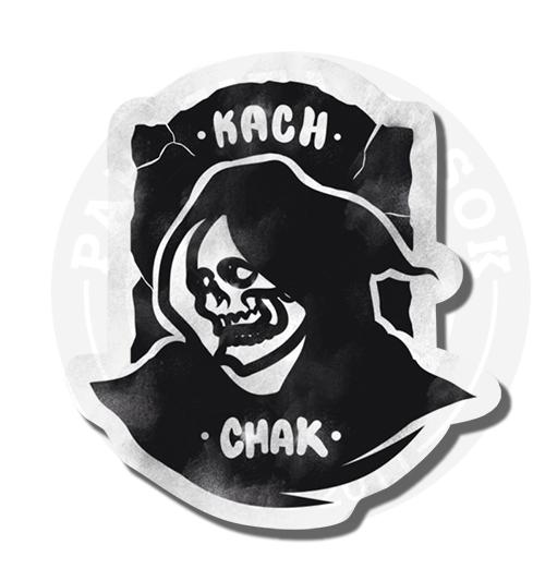 Стикер Наклейка Костлявая