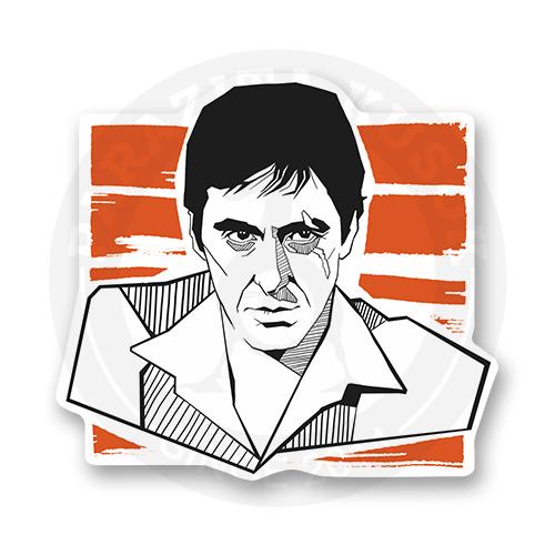 Стикер "Тони Монтана из Лицо со шрамом"
