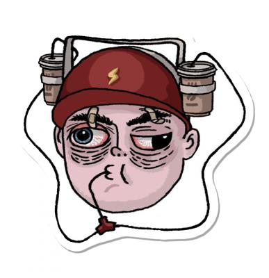 Стикер Кофе для бодрости