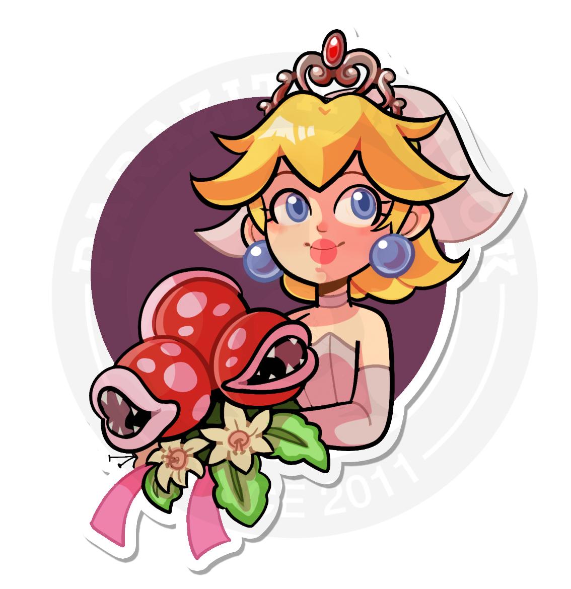 Sticker Princess Peach
