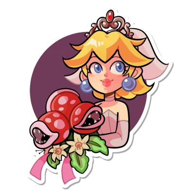 Sticker Princess Peach