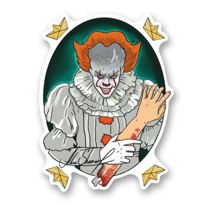 Стикер "Пеннивайз" / "Оно"