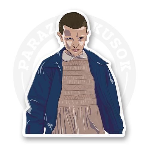 Стикер "Одиннадцатая" / "Stranger Things"