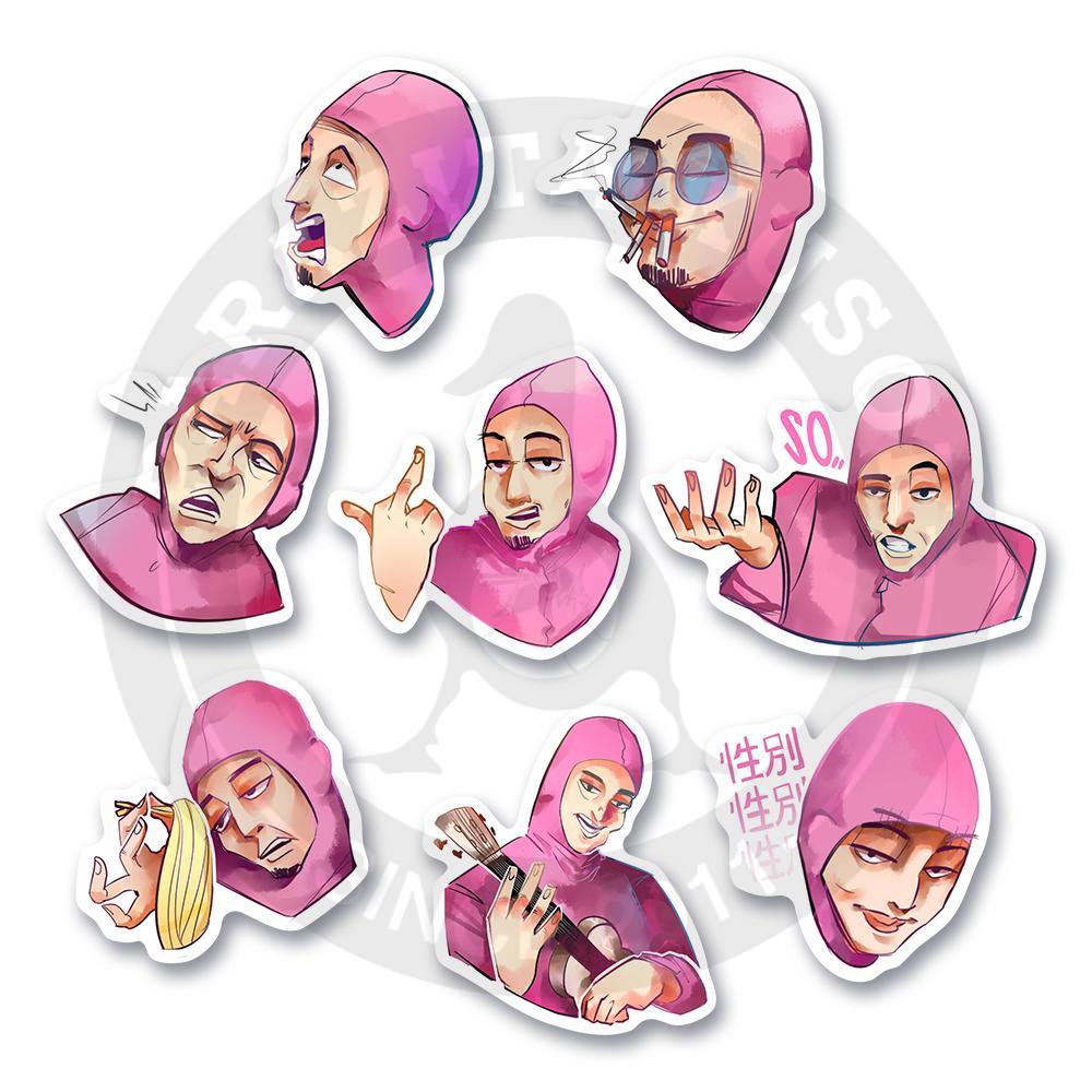 Стикерпак Pin Guy