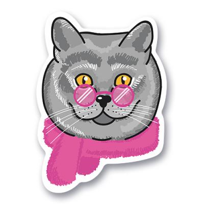 Стикер "Модный котяра"