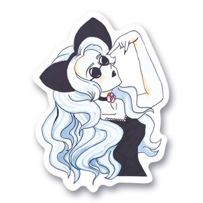 Sticker Glam-rock style