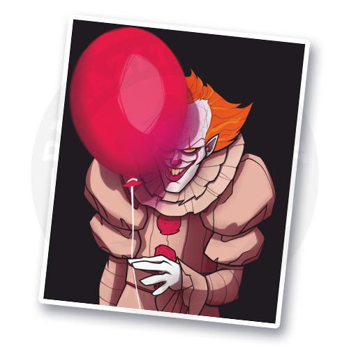 Стикер "Пеннивайз" / "Оно"