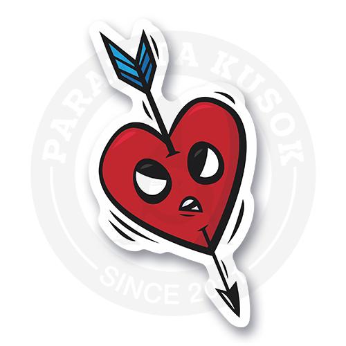 Sticker Funny heart 1