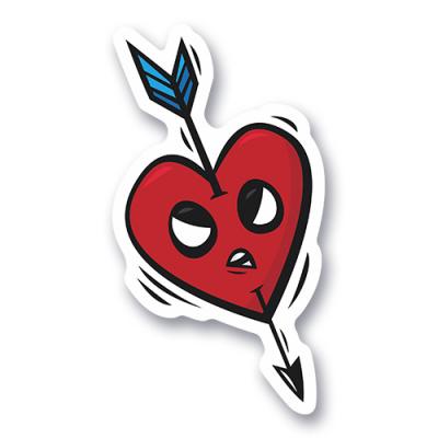 Sticker Funny heart 1