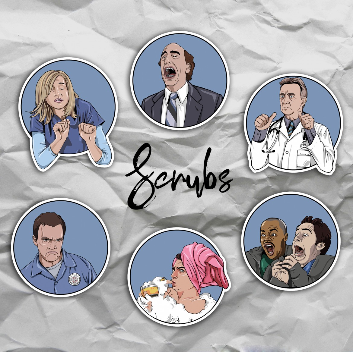 Герои из сериала
