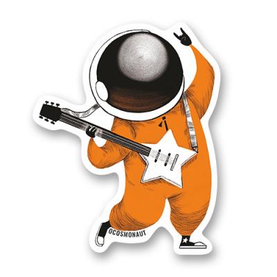 Космонавт с электрогитарой