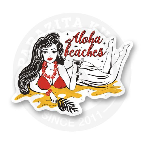 Sticker Aloha beaches