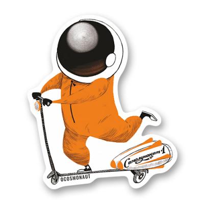 Космонавт на самокате