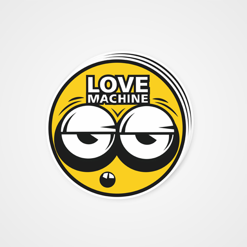 Стикер "Lazy smile :)"