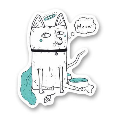 Стикер "meow"