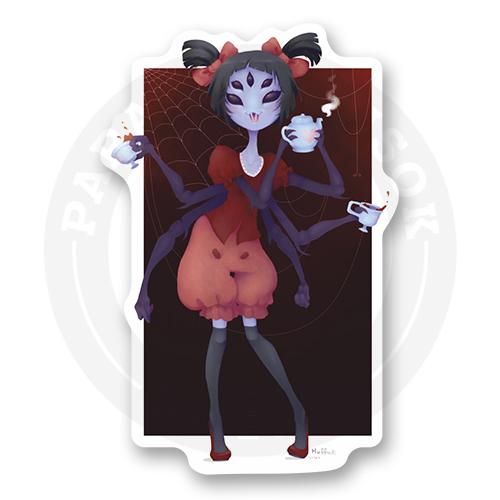 Стикер "Muffet из Undertale"