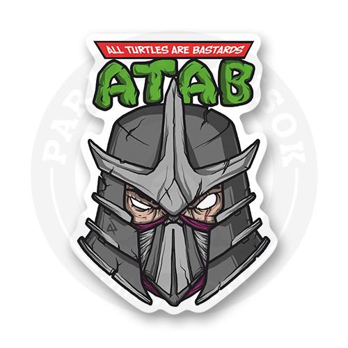 Стикер "Все черепашки - бастарды!" / "TMNT"