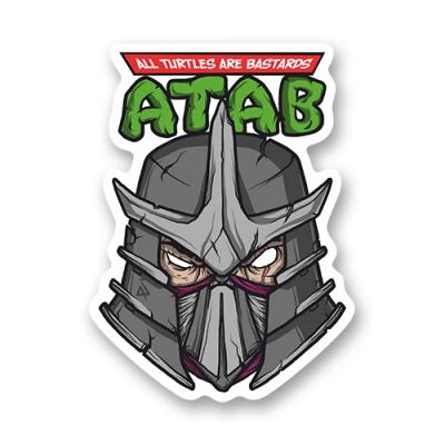 Стикер "Все черепашки - бастарды!" / "TMNT"